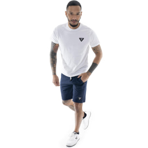 Pantaloncini da uomo in cotone non garzato Leone Patch