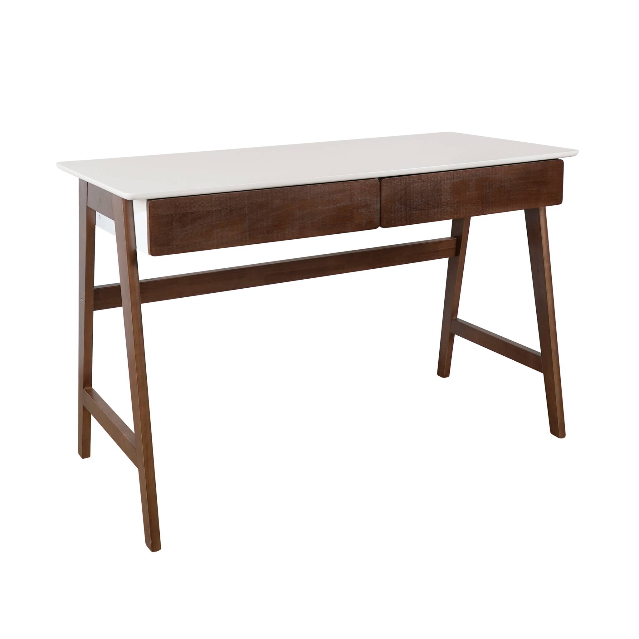 Bureau décor bois 2 tiroirs TOMMY