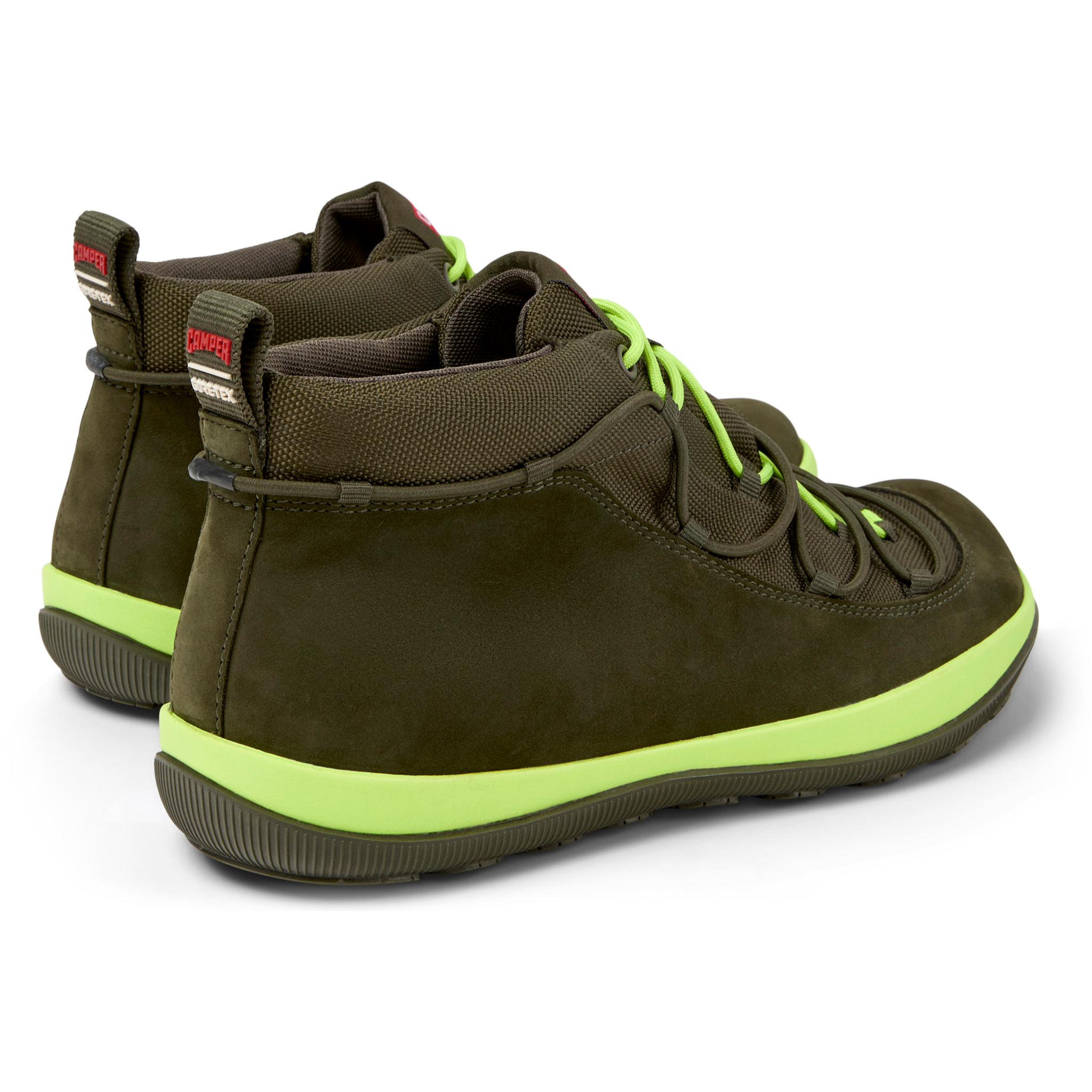 Stivaletti - CAMPER Peu Pista GM - Verde - Tessile tecnico