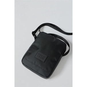 Bolso bandolera negra Riverdale con parche engomado Polo Club