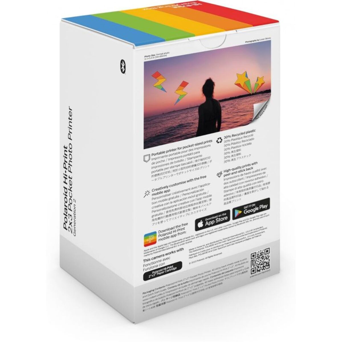 Imprimante photo portable POLAROID Everything Box Hi print 2x3 Gen 2 Blanc