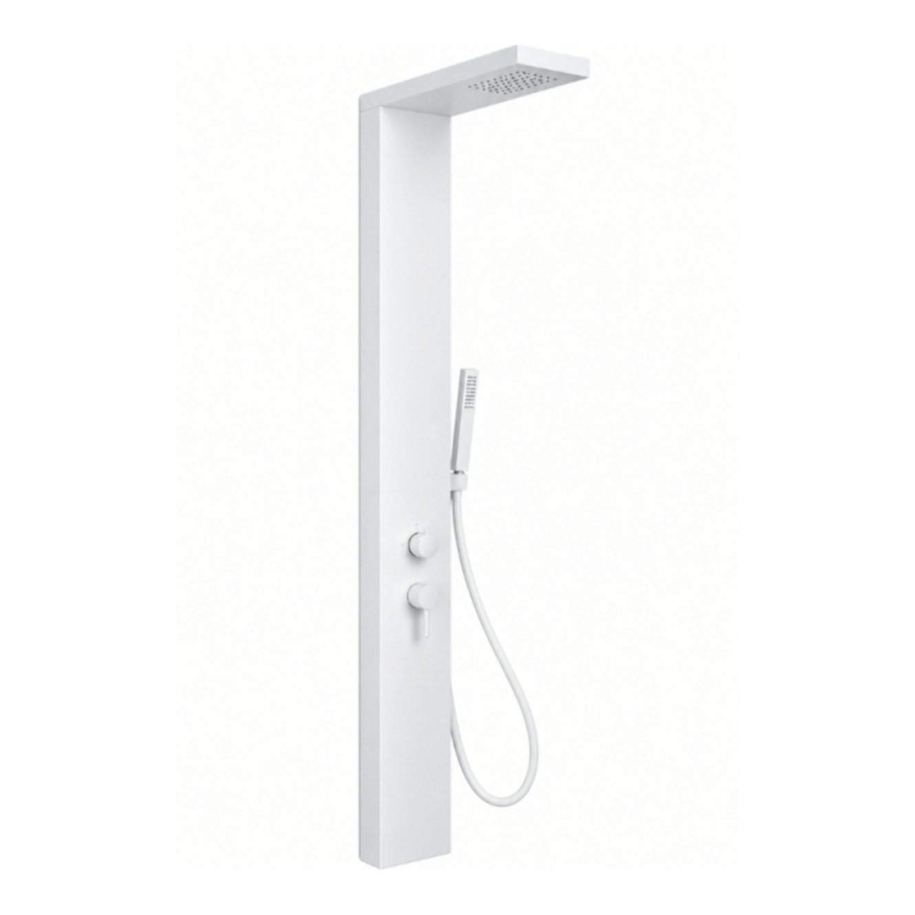 Colonne de douche thermostatique KINEDO Aquastyle blanc mat