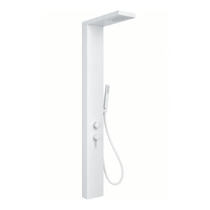 Colonne de douche thermostatique KINEDO Aquastyle blanc mat