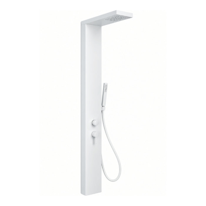 Colonne de douche thermostatique KINEDO Aquastyle blanc mat