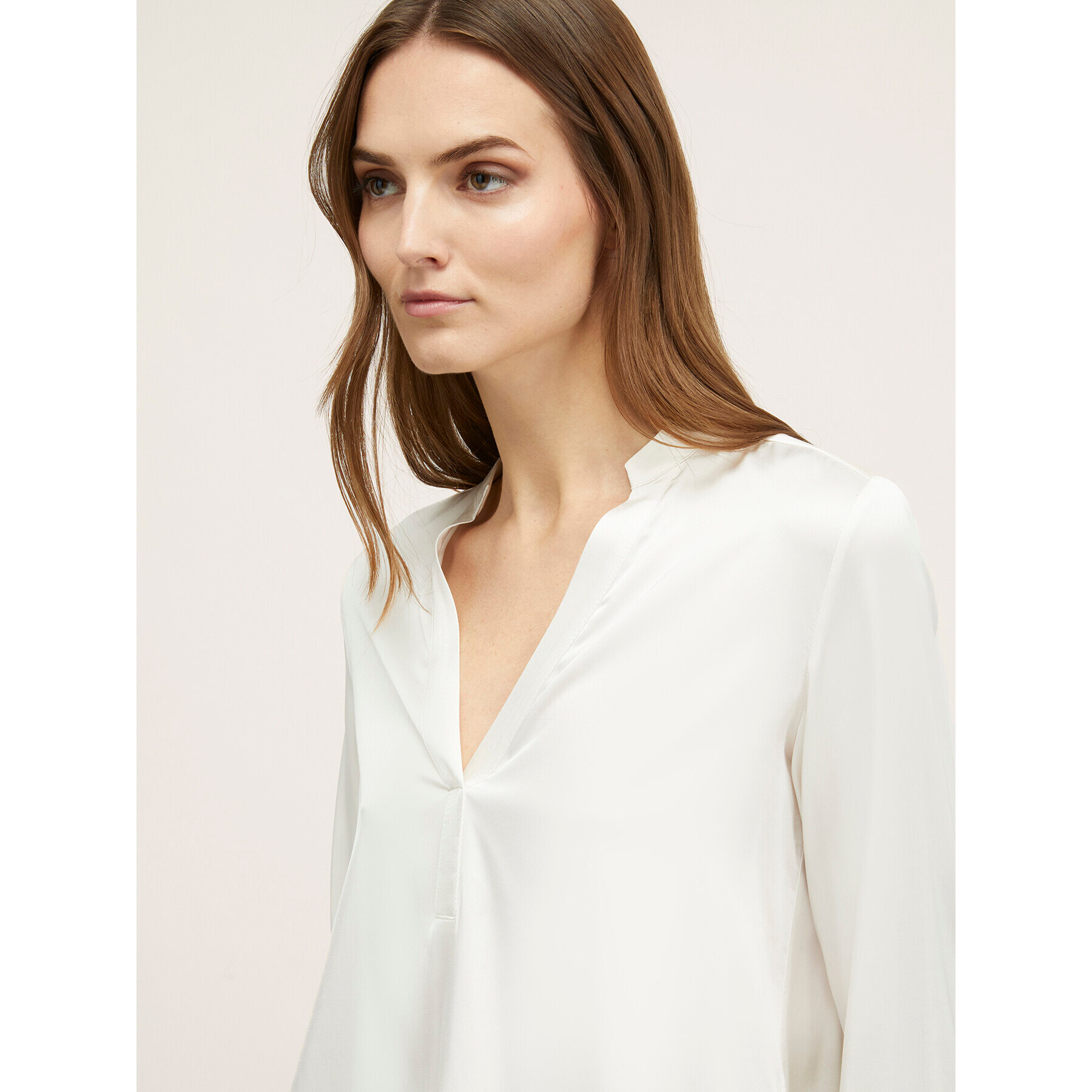 Motivi - Blusa satin - Bianco