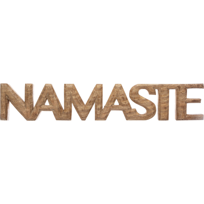 Namaste palabra madera l 54 cm