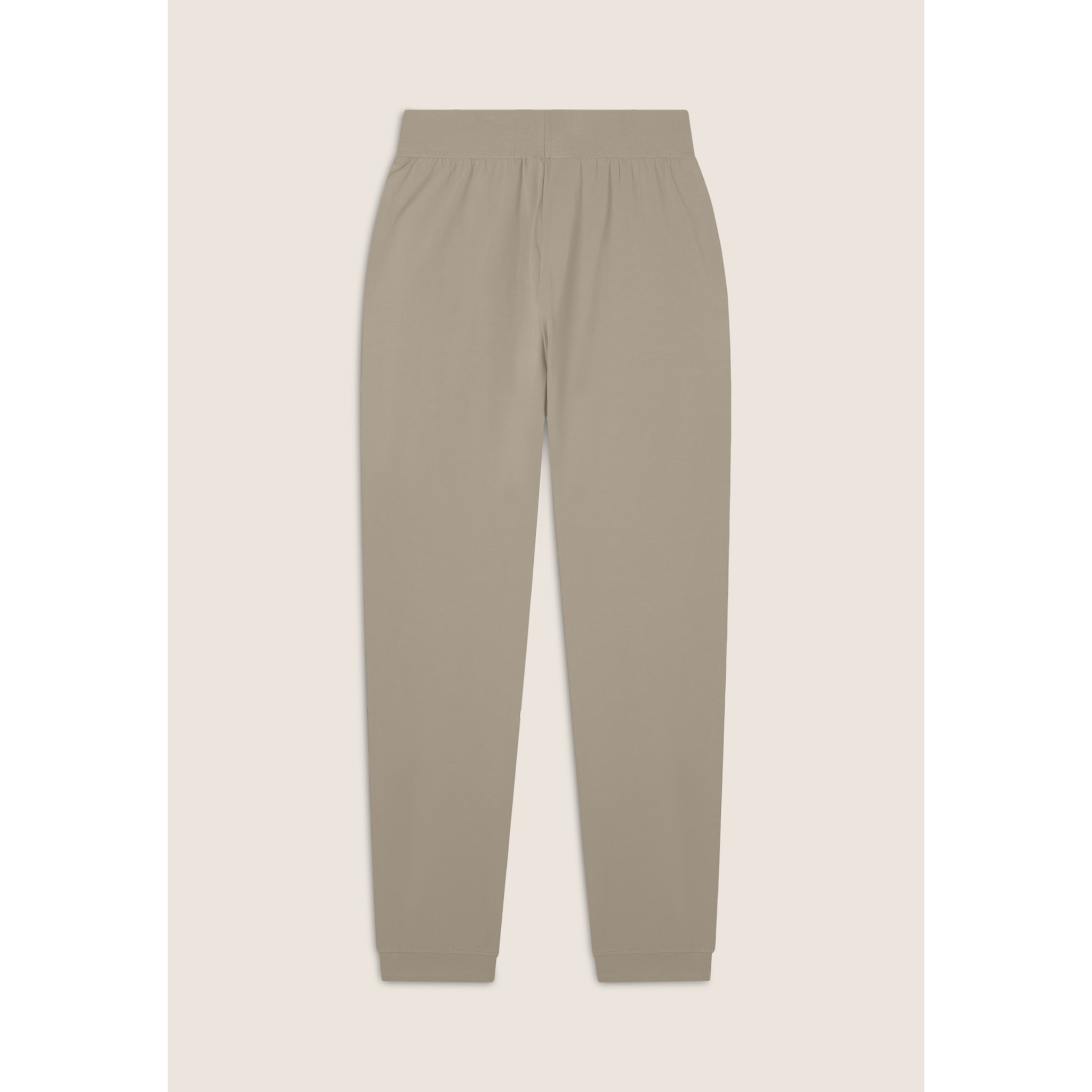 Pantaloni joggers in jersey con elastico logato scopribile