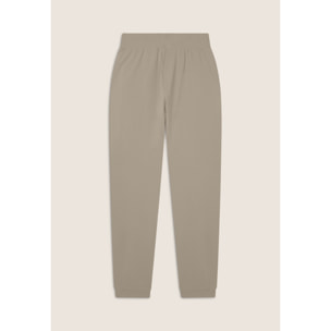 Pantaloni joggers in jersey con elastico logato scopribile