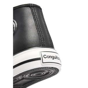 Sneakers alte nere basic per bambini