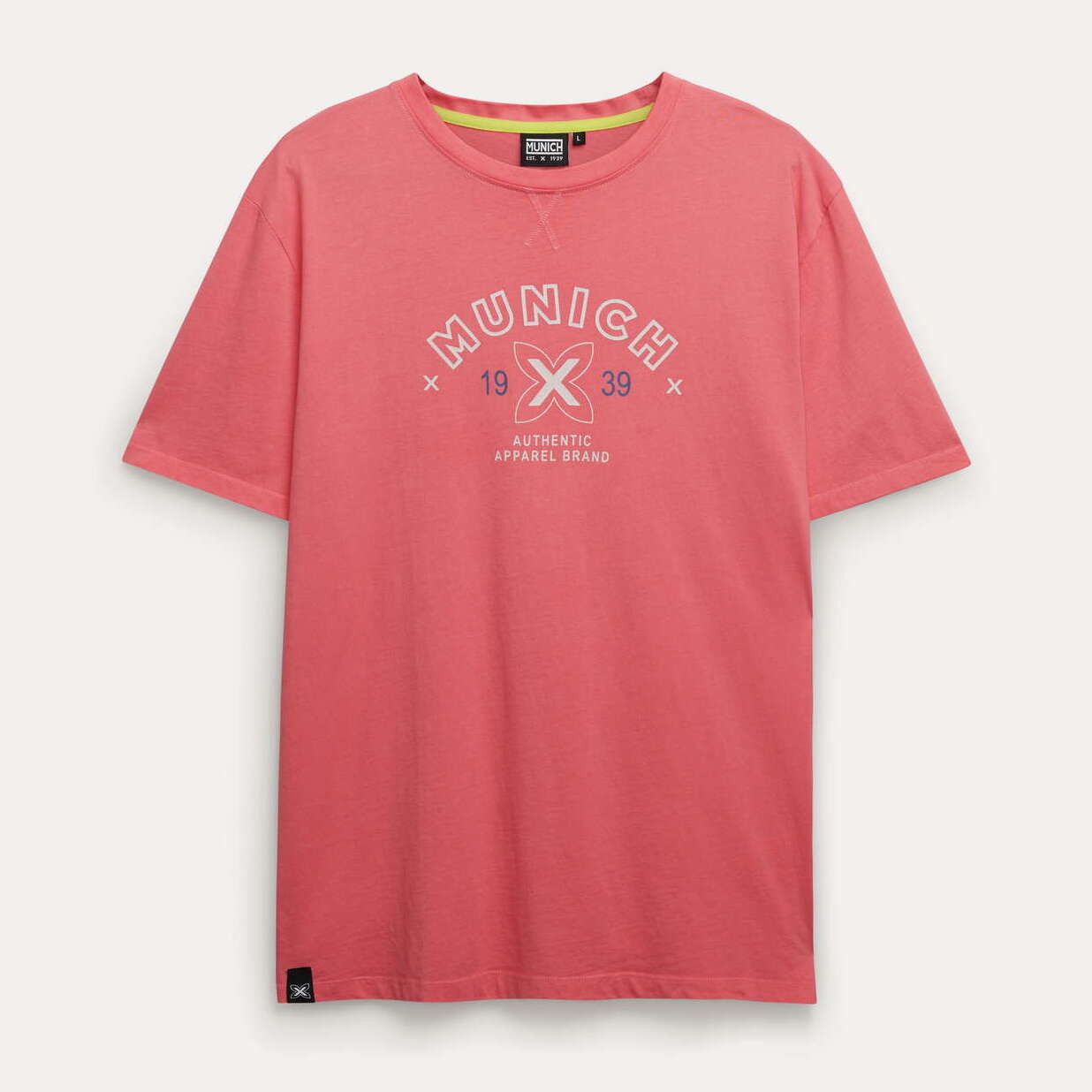 Camiseta MUNICH authentic de algodón coral