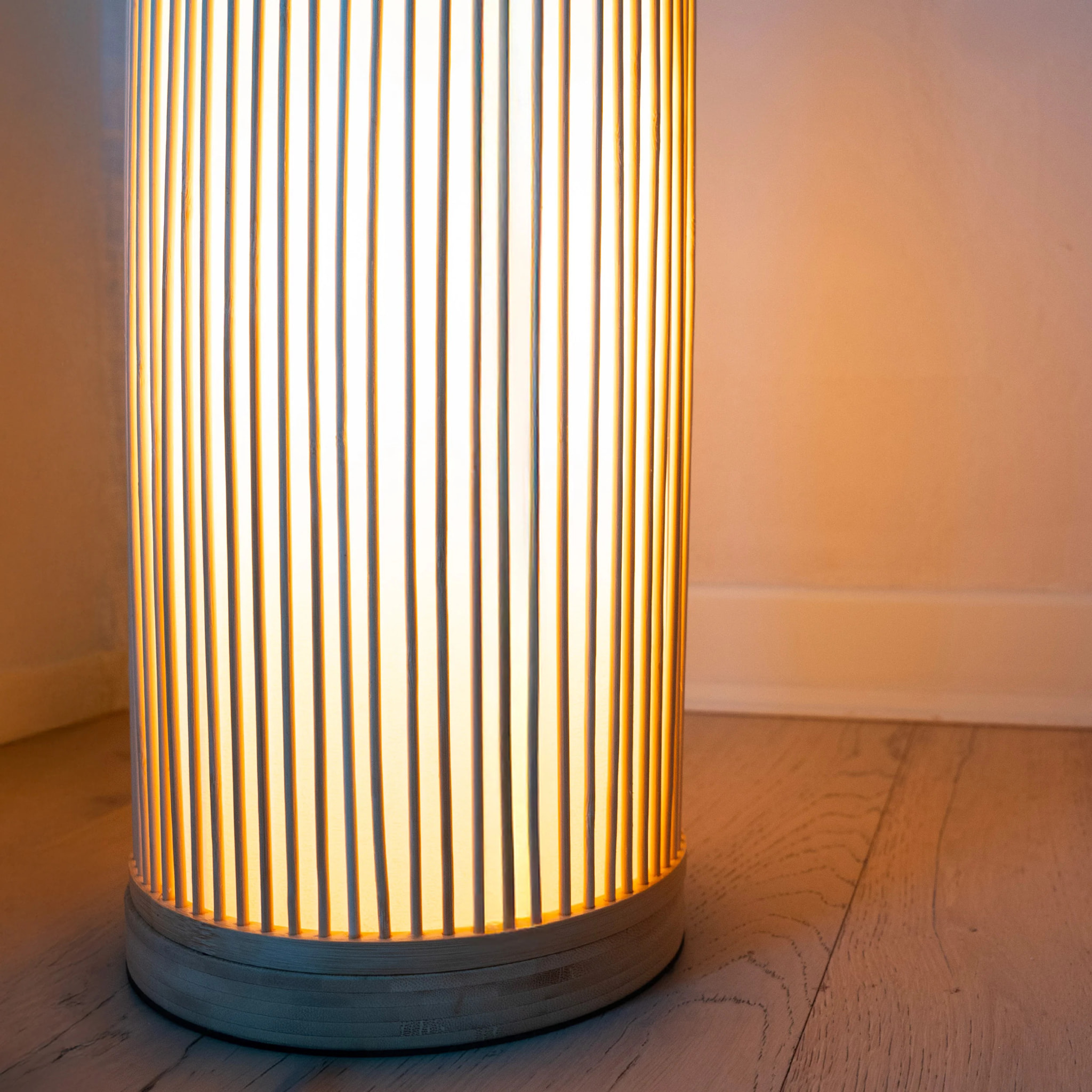 Lampadaire en bambou naturel - Huron