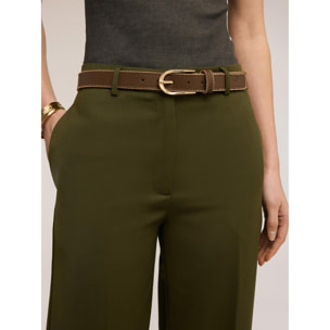 Motivi - Cintura con intreccio a catena - Marrone