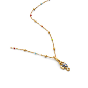 Pack Regalo Collar Dots L Colors y Charm Caballito de Mar