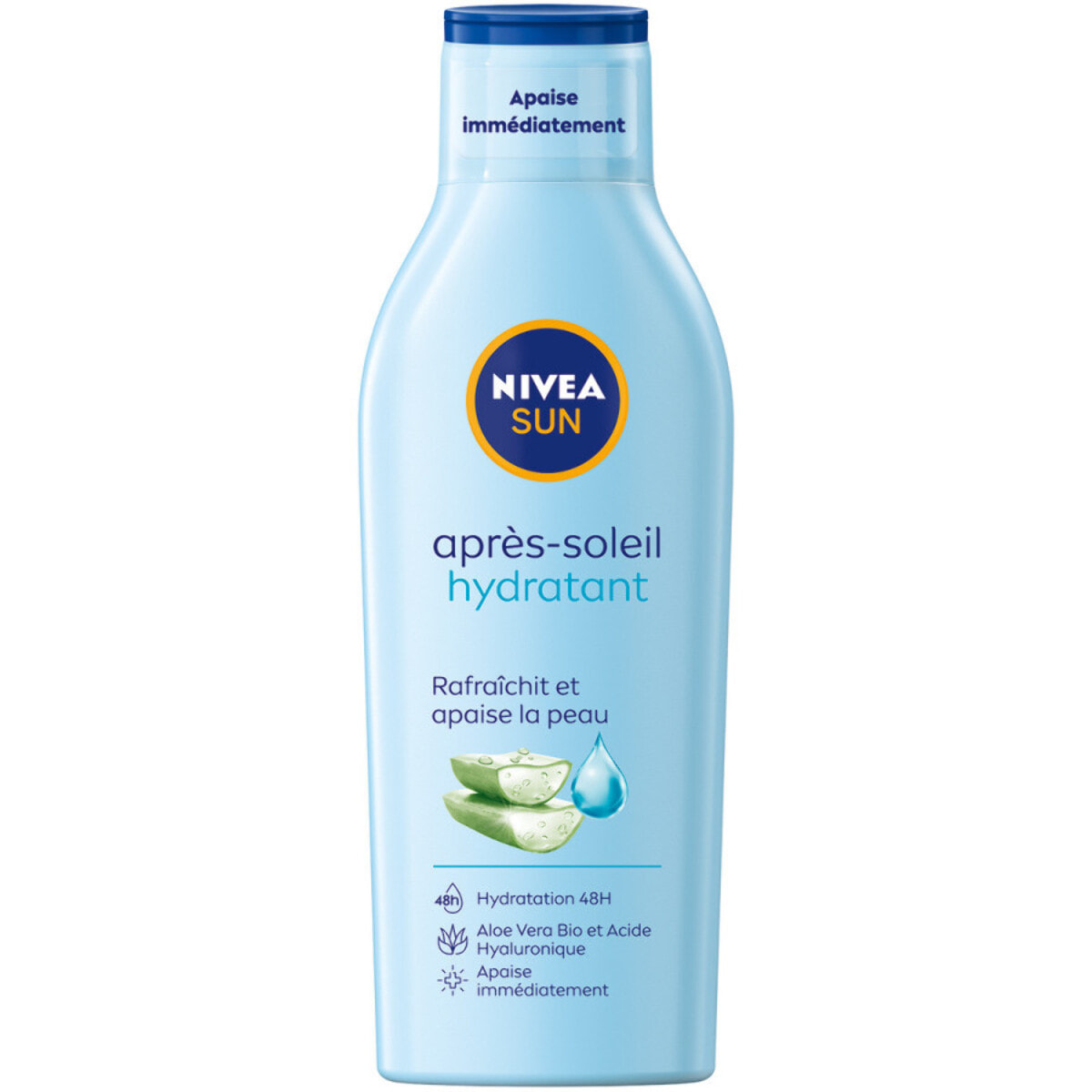 Pack de 2 - Lait Après-Soleil Hydratant NIVEA SUN à l'Aloe Vera Bio 200ml