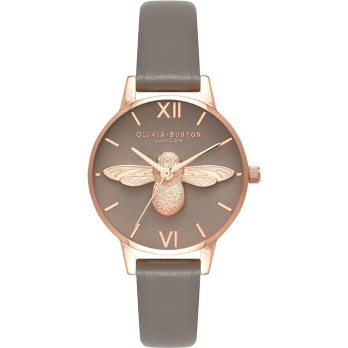 Reloj Olivia Burton OB16AM148 Mujer Analogico Cuarzo con Correa de Cuero