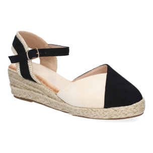 Sandalia de Cuña de Yute para Mujer, Comodas y Elegantes, Diseño Moderno con Tira Decorativa