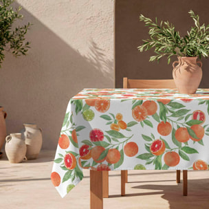 Mantel antimanchas Oranges - 100% algodón -