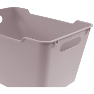 Caja de almacenaje de polipropileno 6l color gris