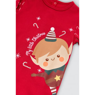 Tutina per neonato in peluche a maniche lunghe