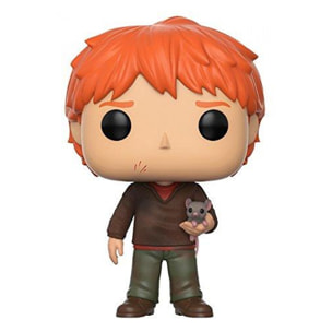 Harry Potter Funko POP Film Vinile Figura Ron Wesley con Crosta 9 cm