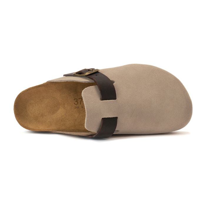 Pantofola Mandèl Taupe