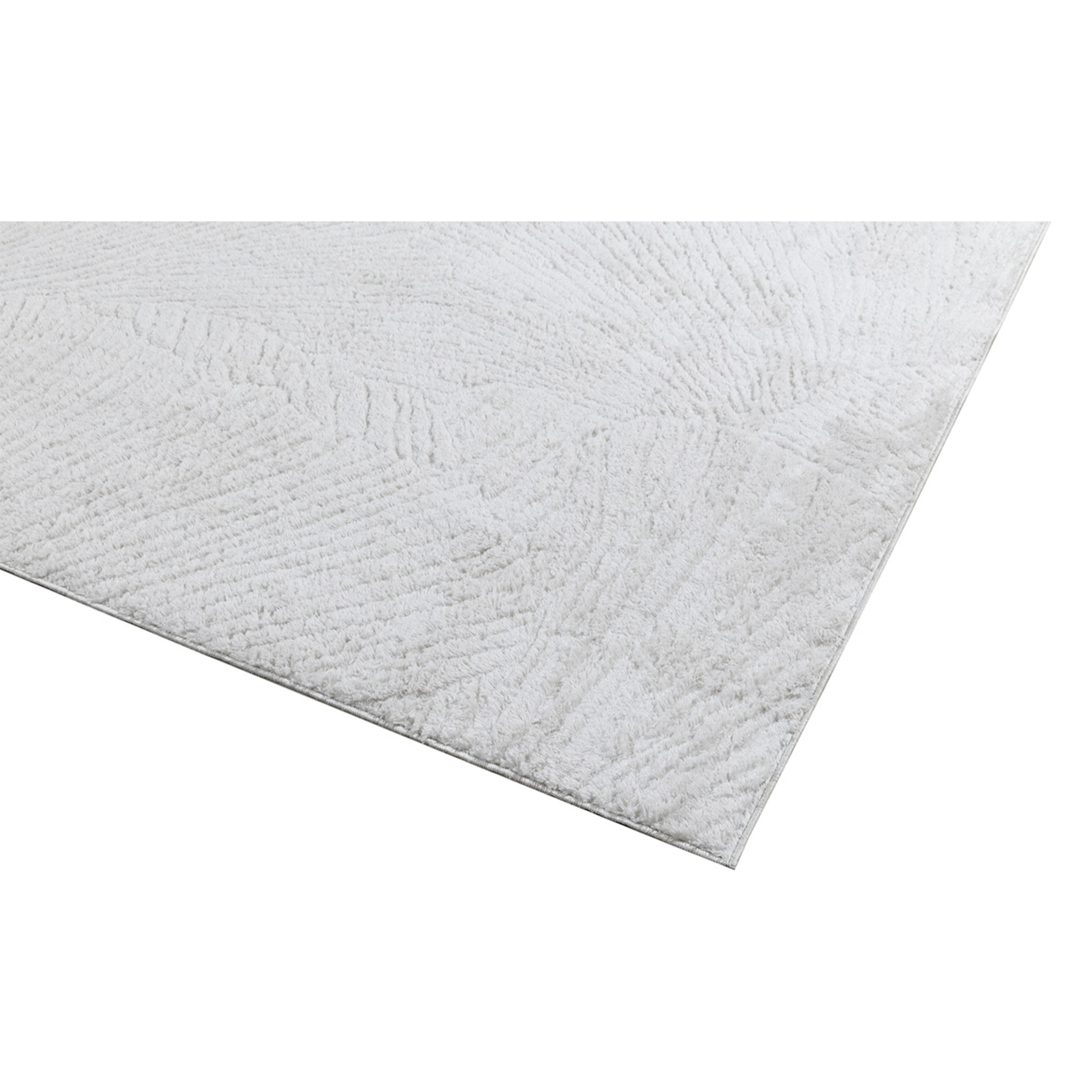 Tapis rectangulaire ivoire à motifs 160 x 230 cm SISSI