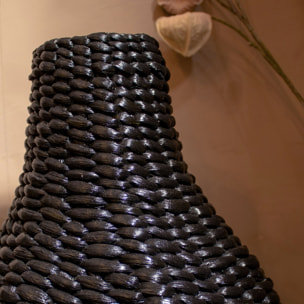 Jarre noire en jacinthe d'eau h57cm AMANI