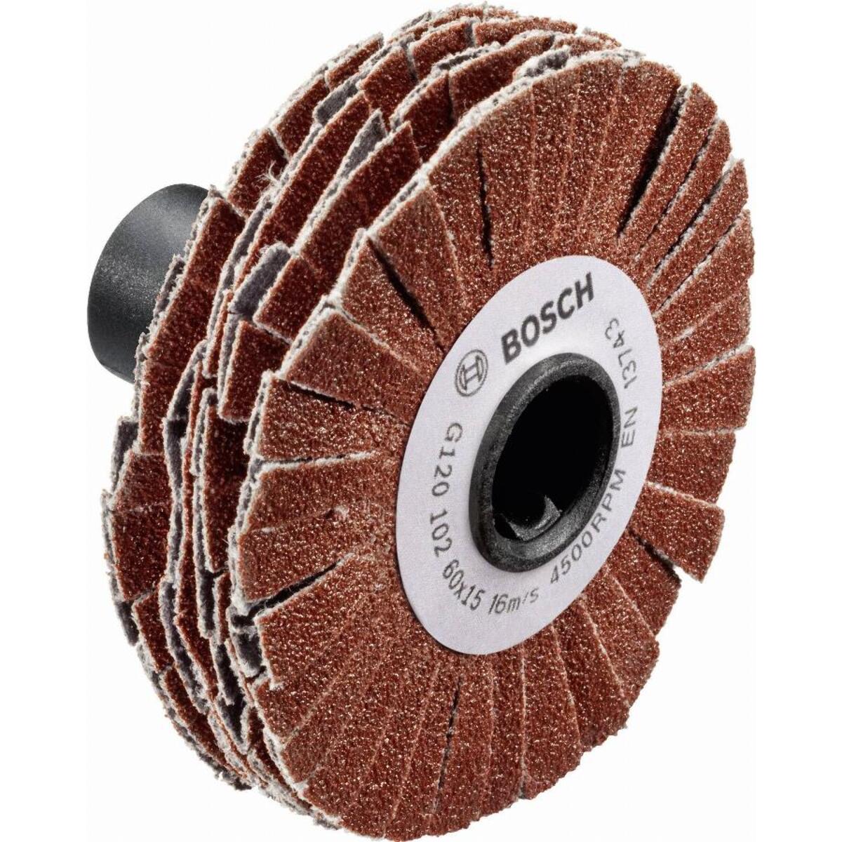 Rodillo flexible BOSCH 15 mm con grano 80 para PRR / TEXORO - 1600A00154