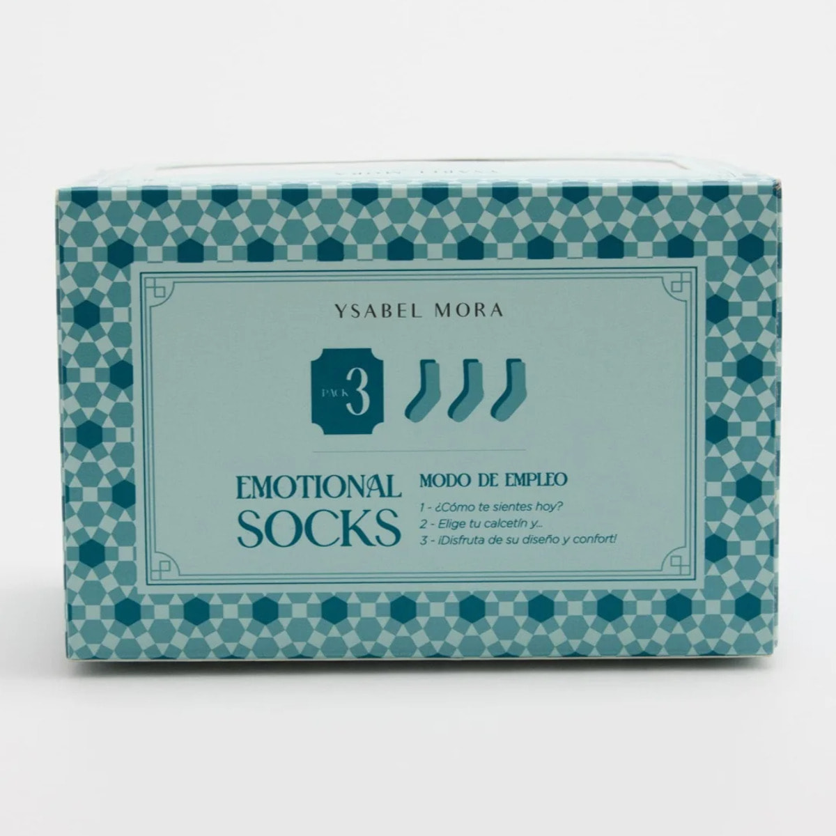 Confezione regalo di 3 calzini stampati