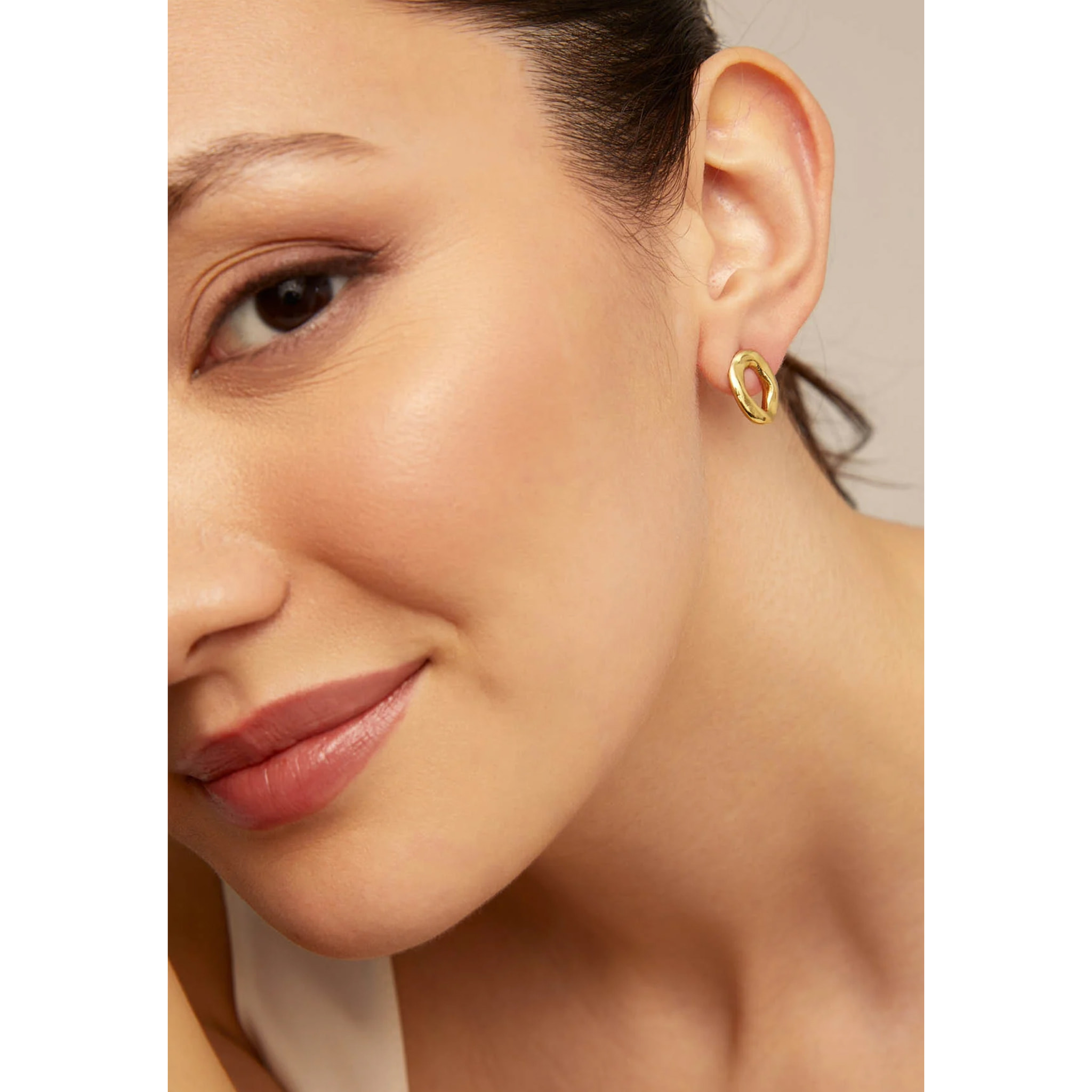 Pendiente Joy of living DORADO U