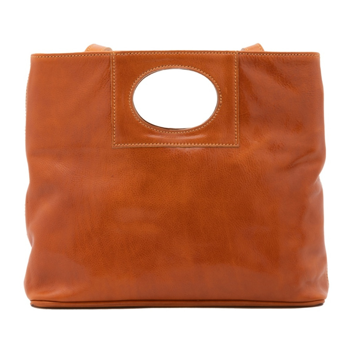 Borsa a tracolla da donna - Modello False - Vera pelle - 28.0 x 33.0 x 10.0 cm