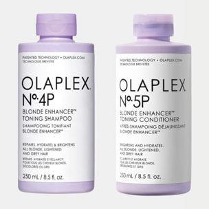 OLAPLEX Kit Blonde Enhancer N°4P Toning Shampoo 250ml + N°5P Blonde Enhancer Conditioner 250ml