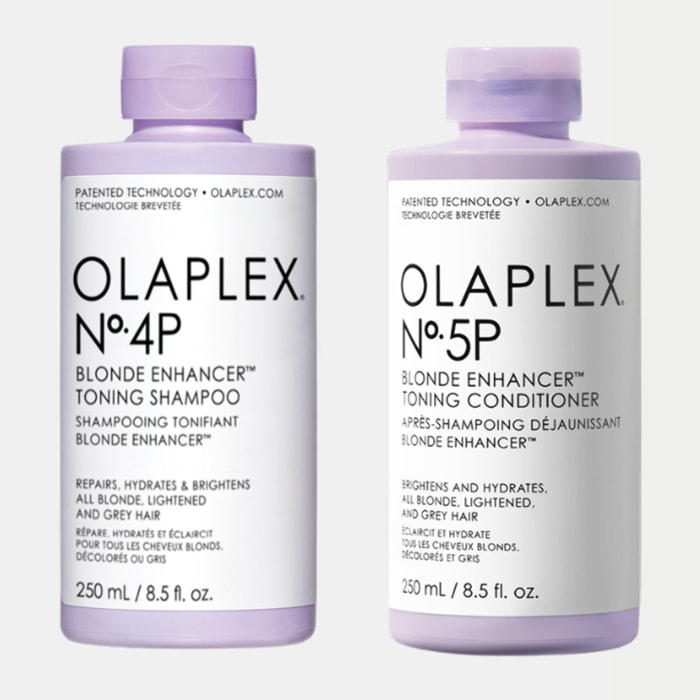 OLAPLEX Kit Blonde Enhancer N°4P Toning Shampoo 250ml + N°5P Blonde Enhancer Conditioner 250ml
