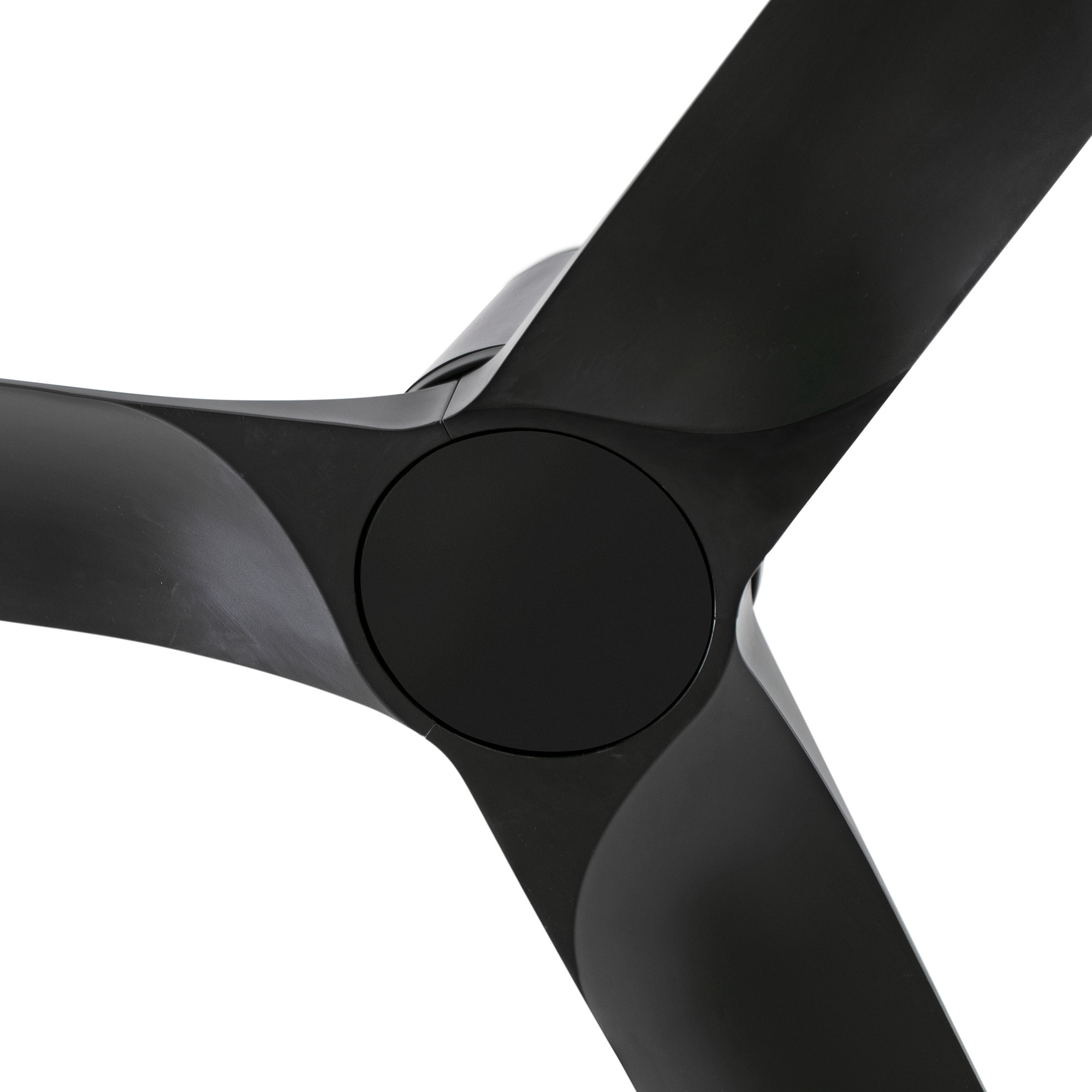 HEY TUB LED S Ventilador de techo negro/madera oscura DC