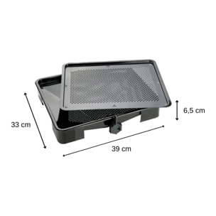 Lot de 2 plats four 39/39 cm en acier émaillé avec 2 ustensiles Zenker Special cooking