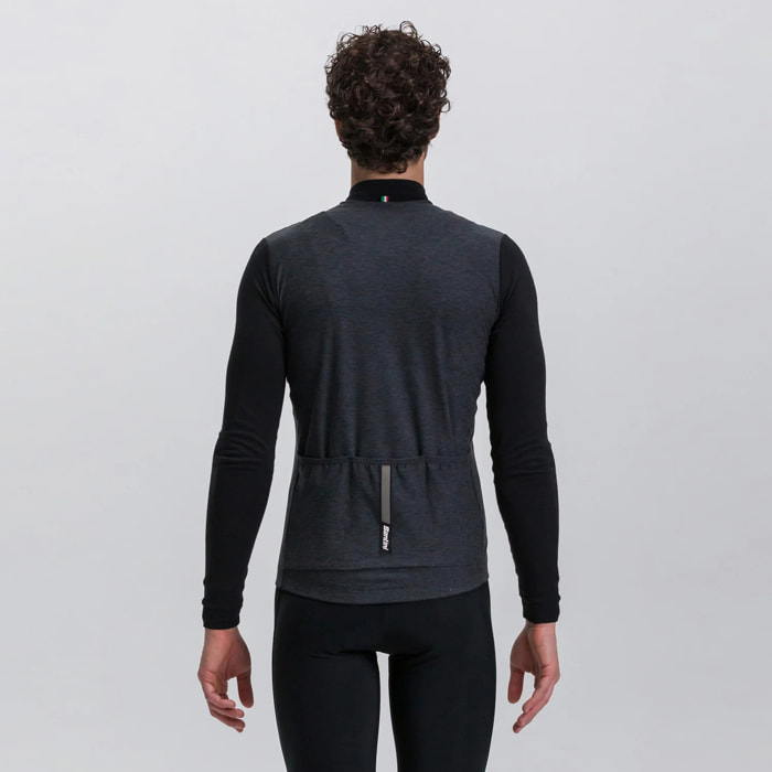 Pure Men's Long Sleeve Jersey - Noir - Noir