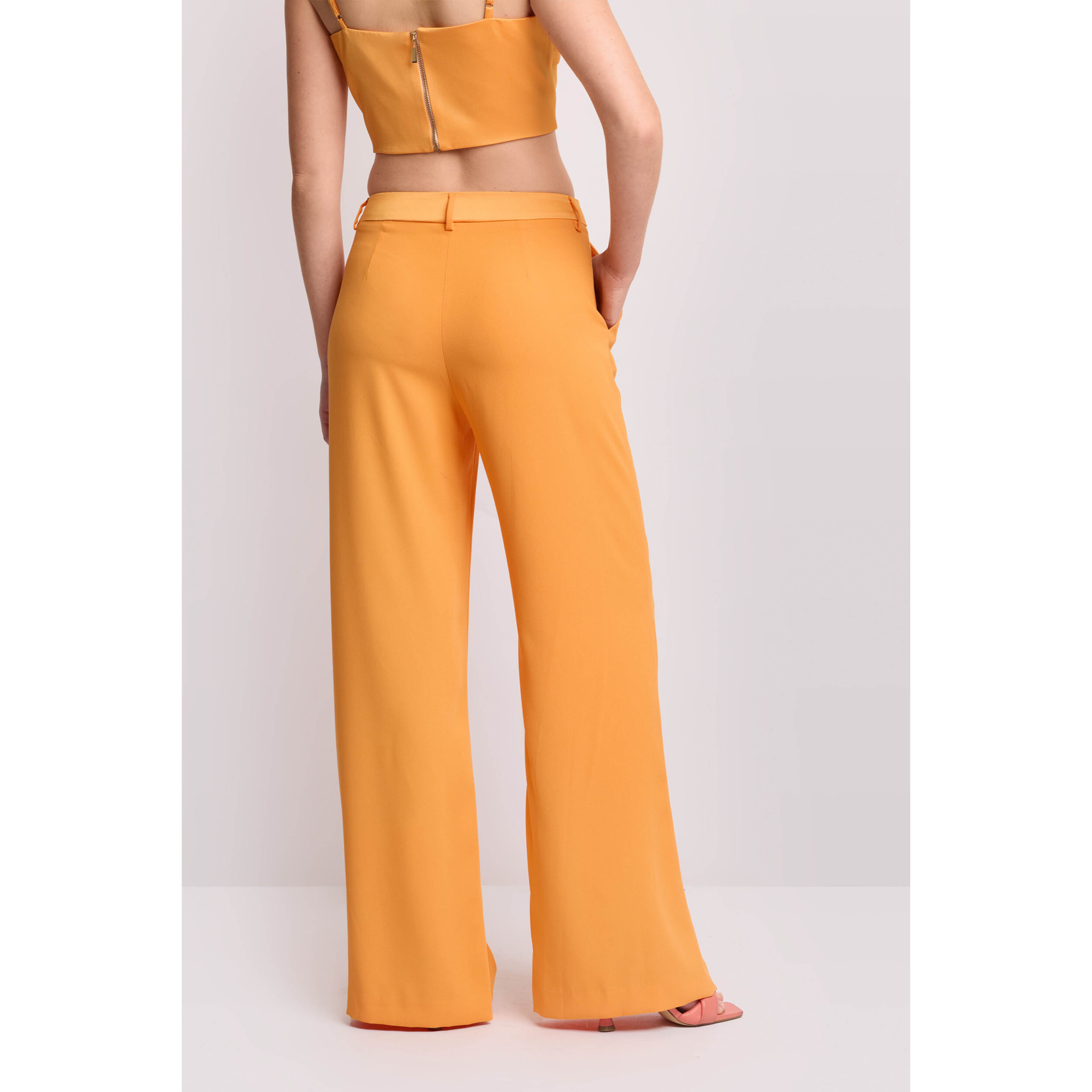 Kocca - Pantaloni a palazzo eleganti Donna, Tinta unita