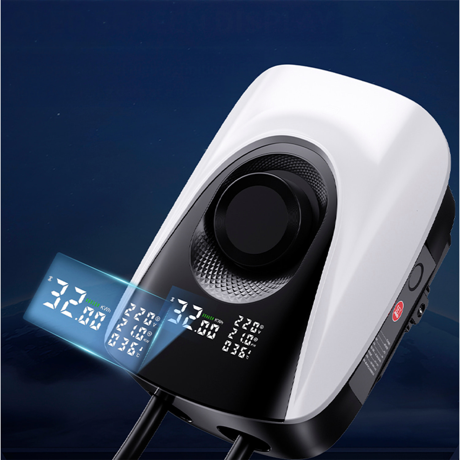 Stazione di carica ZD02. Per auto elettriche CA per la casa. Tipo 2, EV e PHEV, con 32A e 7KW.