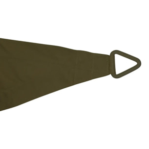 Voile d'ombrage Elyora 3x3x3m vert laurier