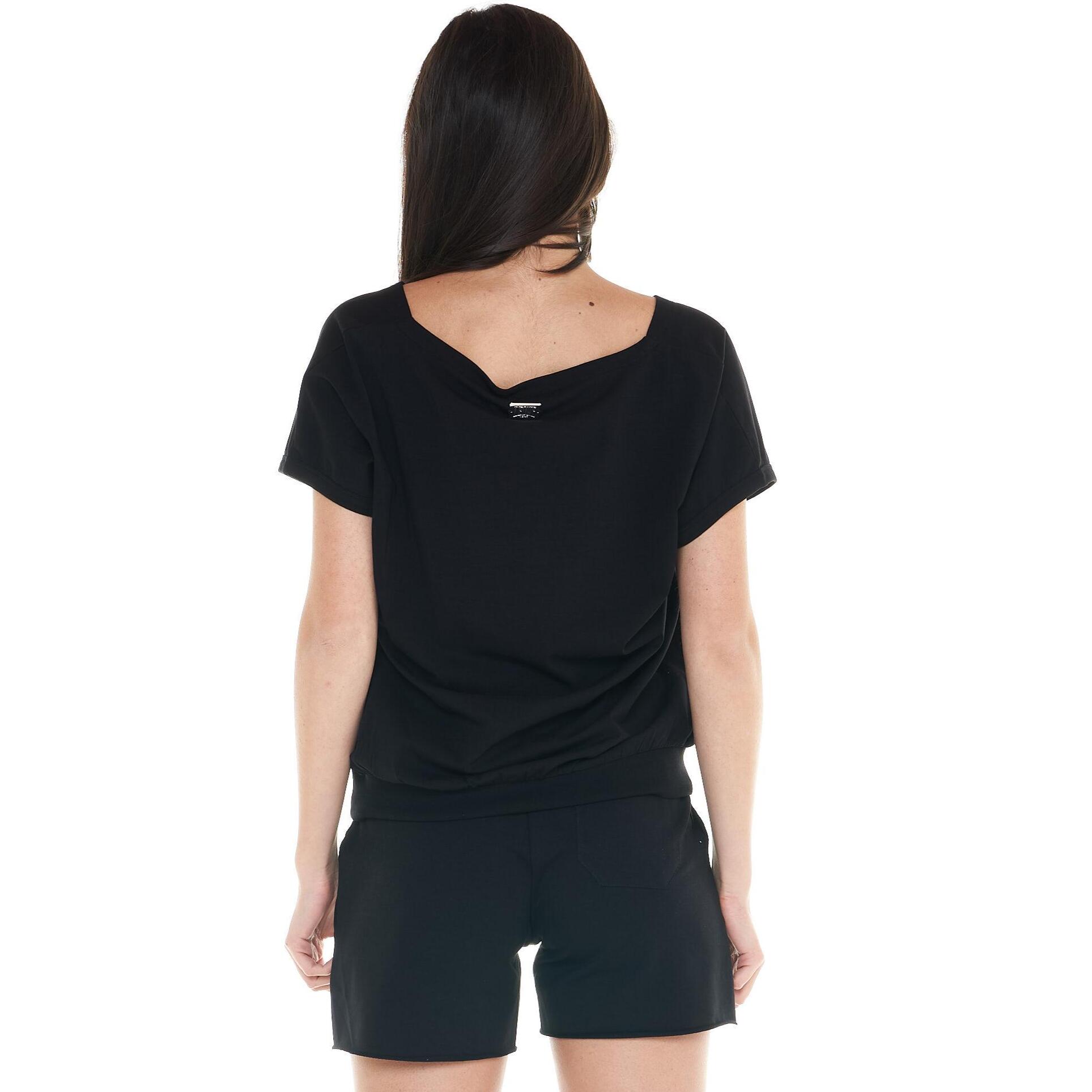 Camiseta mujer Cristal Shine escotada