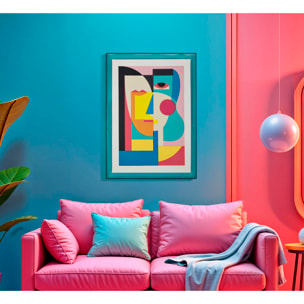 STAMPA SU TELA PICASSY C/CORNICE -A- CM 50X3,3X70