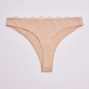 Perizoma in lingerie beige