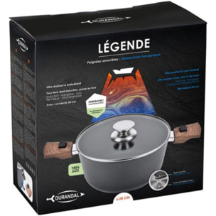 Faitout DURANDAL 28CM CERAM + COUV LEGENDE