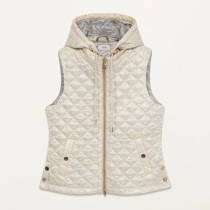 Oltre - Lightweight sleeveless down jacket - Beige