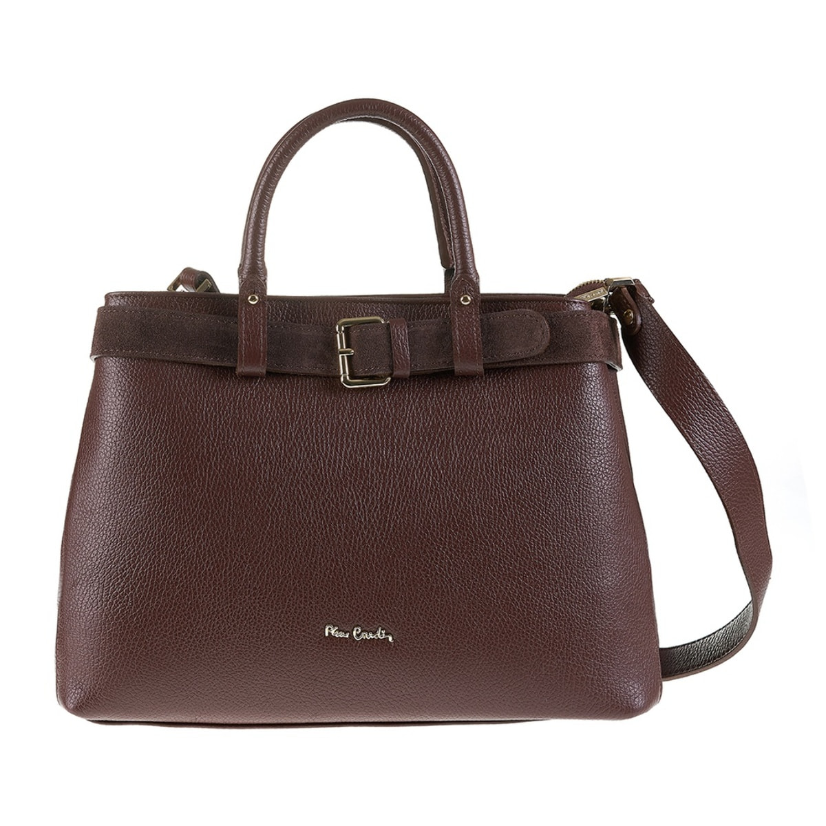 Borsa a mano da donna Made in Italy - Modello Lumina Chic - 100% pelle - 37.0 x 25.0 x 12.0 cm