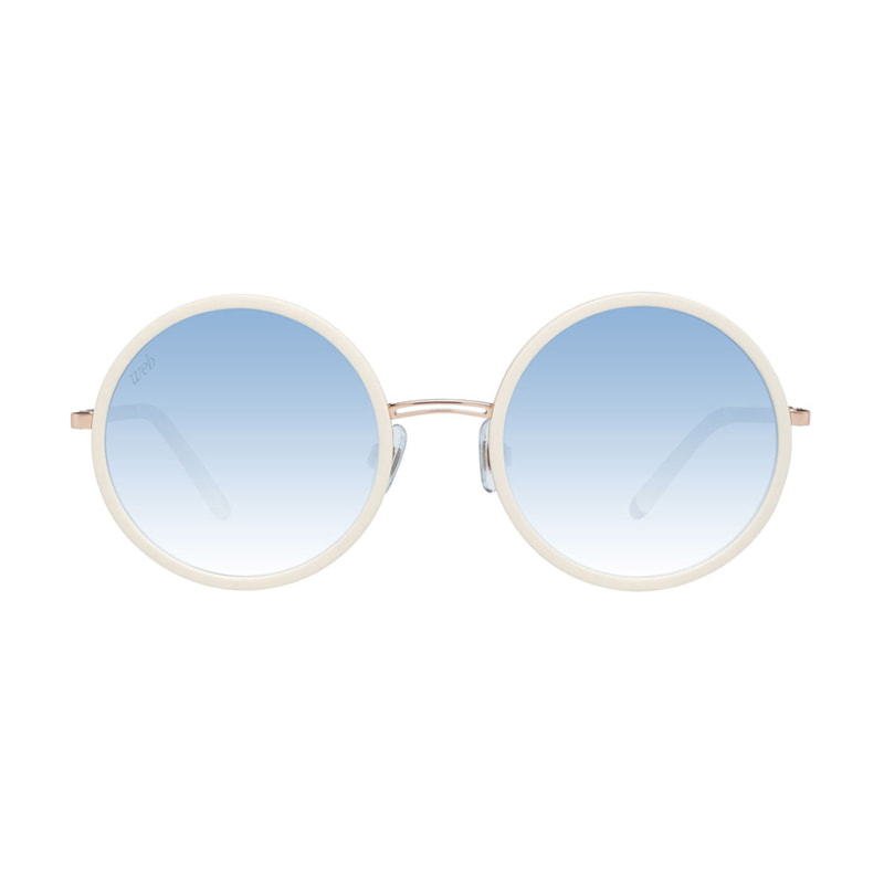 Web Eyewear - lunettes de soleil pour femmes - blanc cassé - protection UV : cat. 2