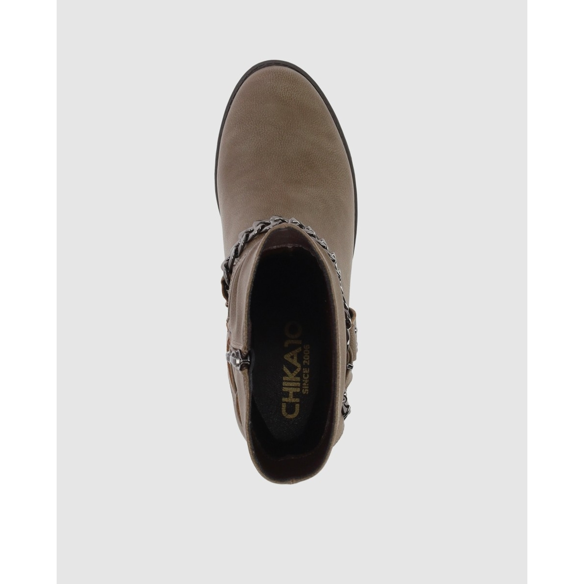 Botines - Taupe - Tacón: 7 cm