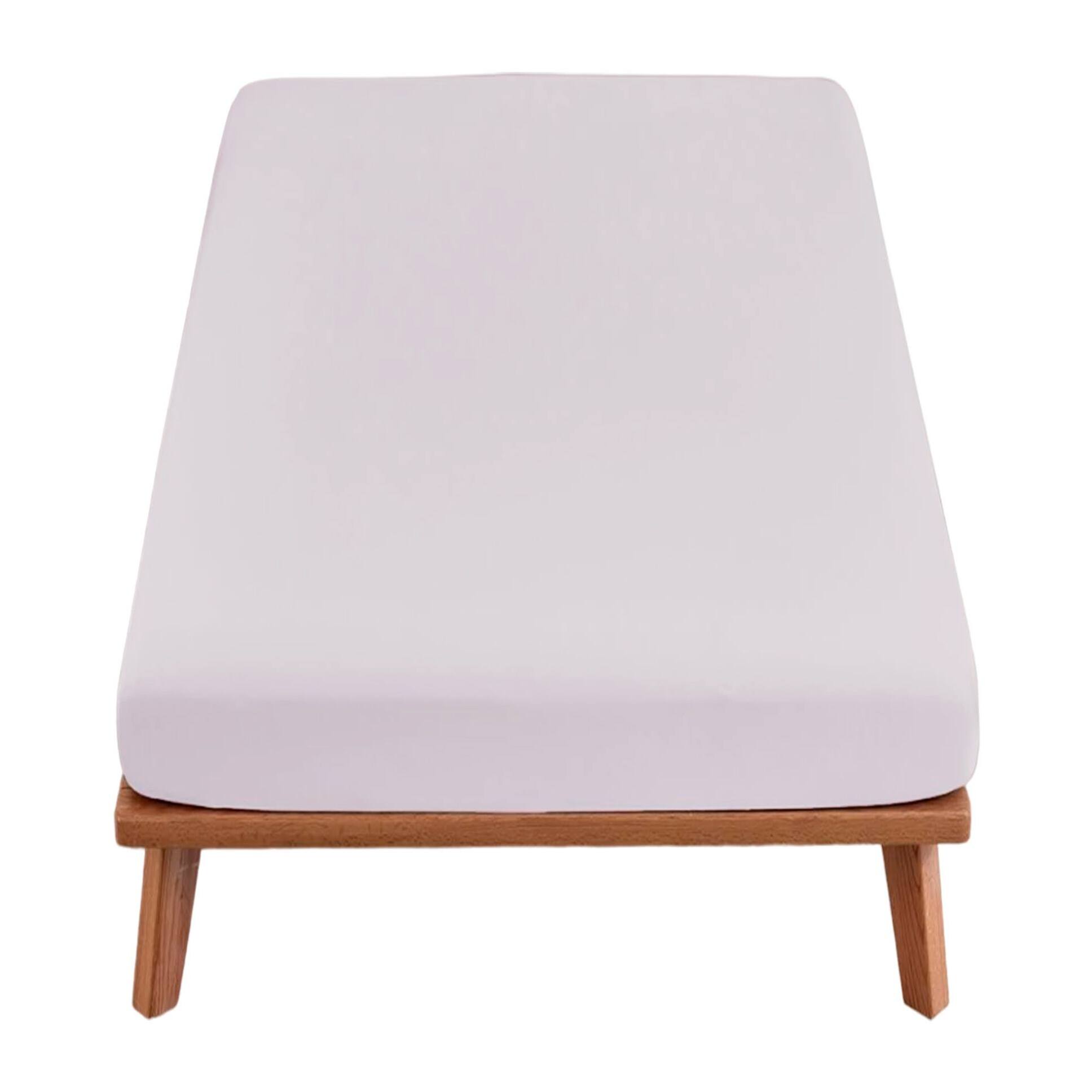 Sábana bajera, 100% algodón, gris claro, scalpers home