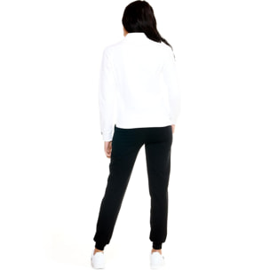 Chándal de mujer Leone con cremallera completa Blackout