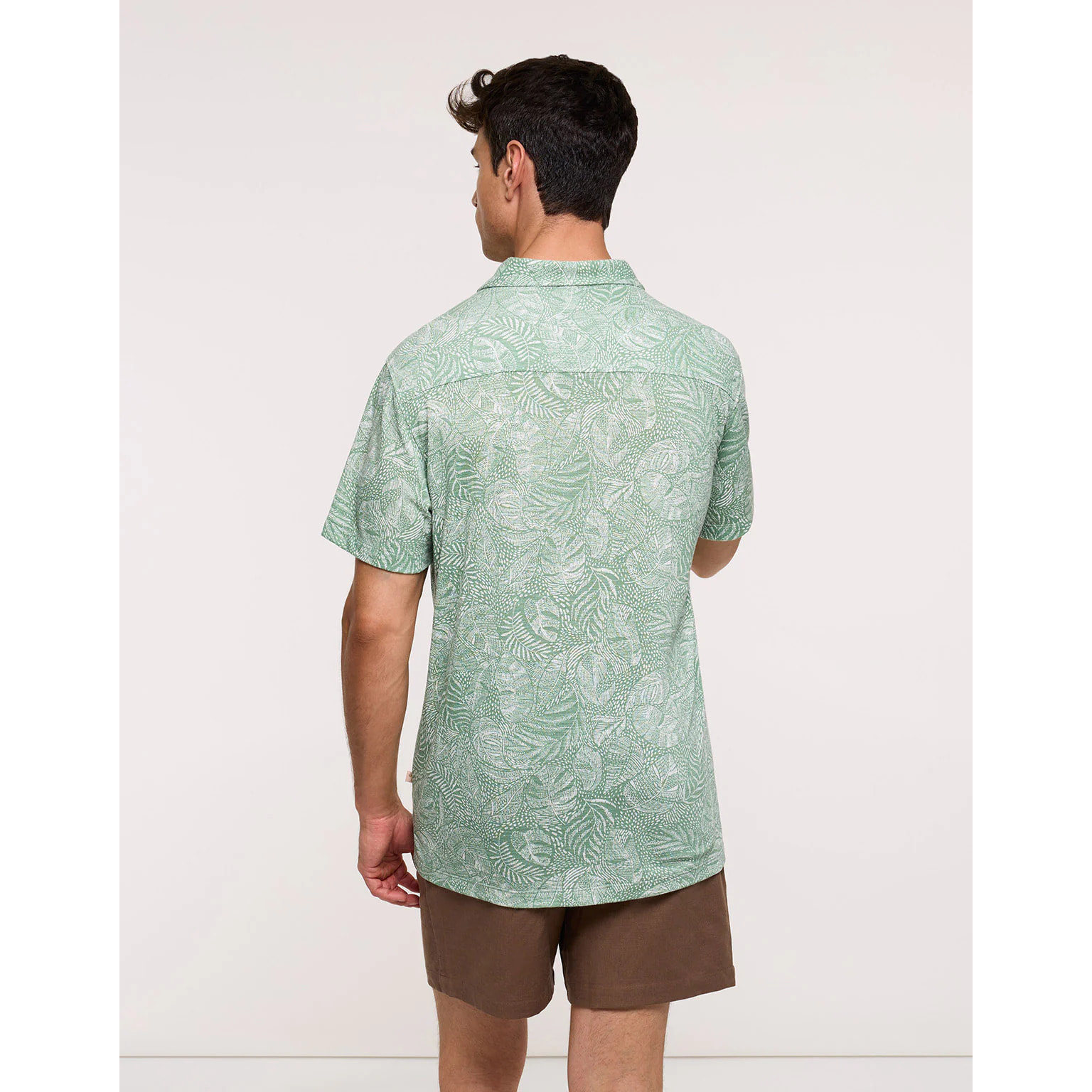 Camisa Manga Corta Verde - Mikka